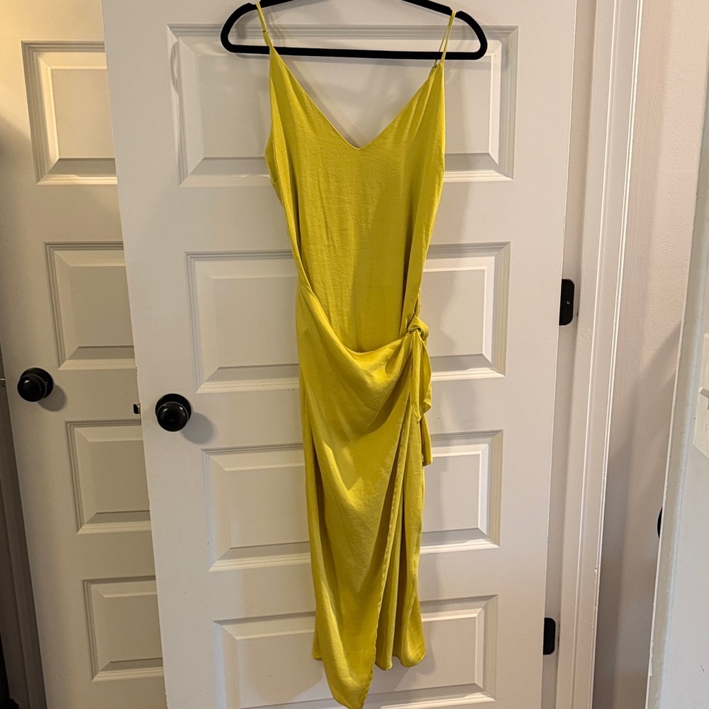 Vici Asymmetrical Yellow Dress
